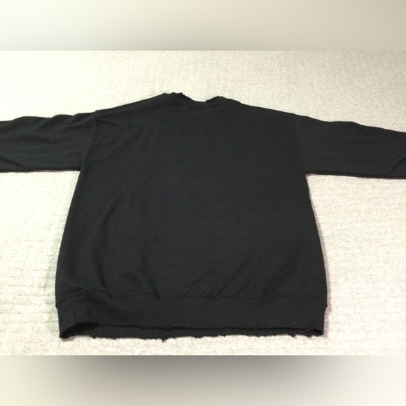 Wu-Tang Clan Black Distressed Crew Neck Sweatshirt Size M - Picture 7 of 7